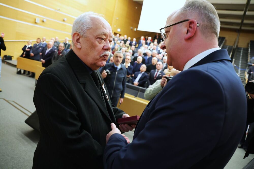 Uroczystość 45. rocznicy powstania NSZZ „Solidarność” i wręczenia Krzyży Wolności i Solidarności – Wrocław, 19 lutego 2026. Fot. Dariusz Skrzyniarz (IPN)