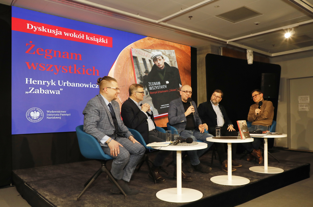 Promocja książki „»Żegnam wszystkich«. Henryk Urbanowicz »Zabawa«. Biografia harcerza i żołnierza brygad wileńskich Armii Krajowej kpt. Szczerbca i mjr. Łupaszki” – Warszawa, 18 lutego 2026. Fot. Piotr Życieński (IPN)