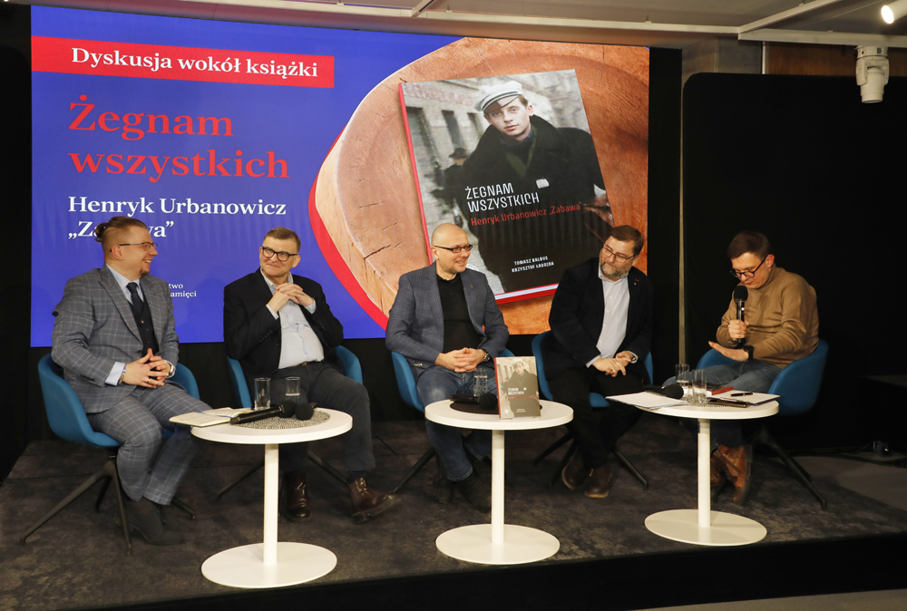 Promocja książki „»Żegnam wszystkich«. Henryk Urbanowicz »Zabawa«. Biografia harcerza i żołnierza brygad wileńskich Armii Krajowej kpt. Szczerbca i mjr. Łupaszki” – Warszawa, 18 lutego 2026. Fot. Piotr Życieński (IPN)