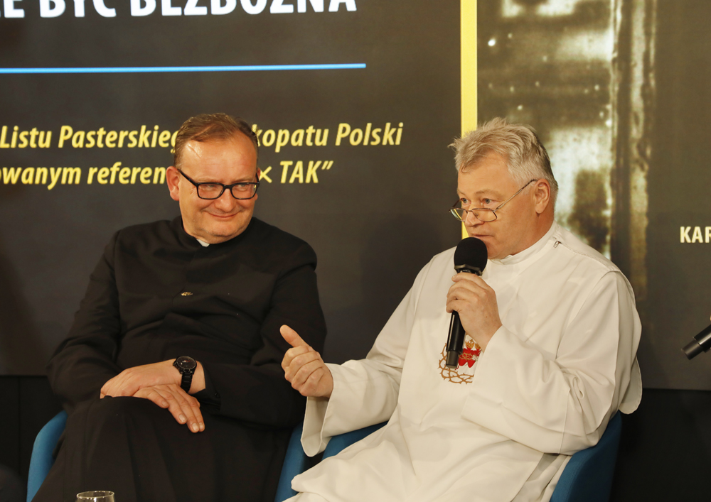 Debata „Nowoczesna Polska nie może być bezbożna, czyli o 80. rocznicy Listu Pasterskiego Episkopatu Polski” – Warszawa, 17 lutego 2026. Fot. Piotr Życieński (IPN)