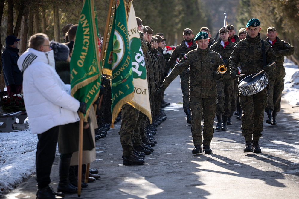 W hołdzie gen. Franciszkowi Kamińskiemu – Warszawa, 20 lutego 2026. Fot. Sławek Kasper (IPN)