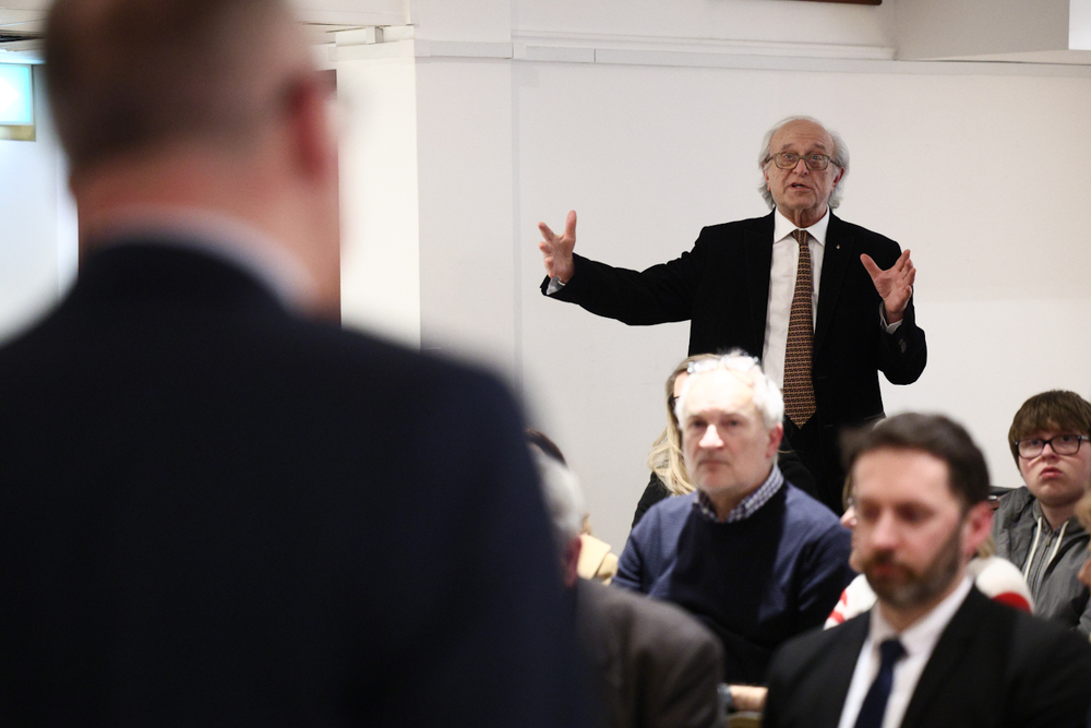 Przedstawiciele IPN z wizytą w Londynie, 22 lutego 2026. Wykład zastępcy prezesa IPN dr. hab. Karola Polejowskiego nt. poszukiwań ofiar zbrodni wołyńskiej. Fot. Sławek Kasper (IPN)