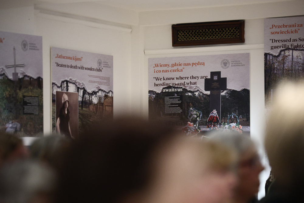 Przedstawiciele IPN z wizytą w Londynie – 22 lutego 2026. Wystawa IPN pt. „Wołyń 1943. Ofiary, relacje, miejsca pamięci”. Fot. Sławek Kasper (IPN)