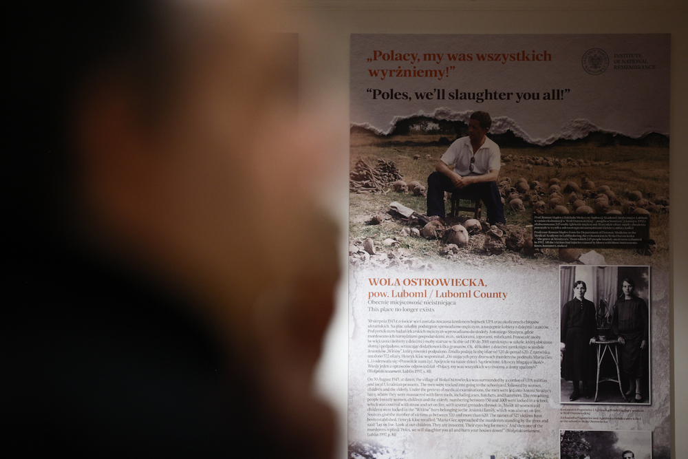 Przedstawiciele IPN z wizytą w Londynie – 22 lutego 2026. Wystawa IPN pt. „Wołyń 1943. Ofiary, relacje, miejsca pamięci”. Fot. Sławek Kasper (IPN)