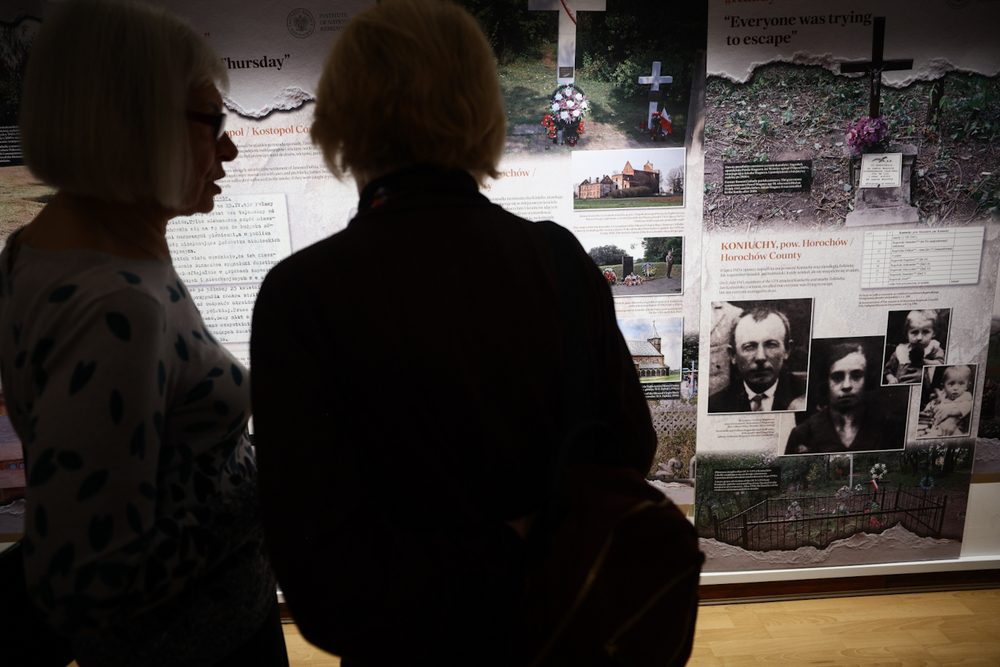 Przedstawiciele IPN z wizytą w Londynie – 22 lutego 2026. Wystawa IPN pt. „Wołyń 1943. Ofiary, relacje, miejsca pamięci”. Fot. Sławek Kasper (IPN)