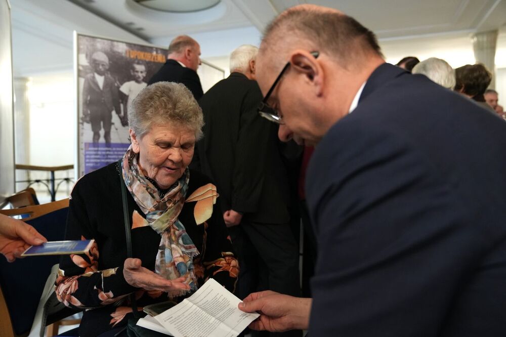 W Sejmie RP zaprezentowaliśmy wystawę poświęconą Dzieciom Zamojszczyzny – Warszawa, 23 lutego 2026. Fot. Dominik Borek (IPN)