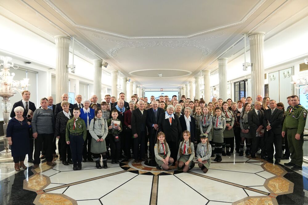 W Sejmie RP zaprezentowaliśmy wystawę poświęconą Dzieciom Zamojszczyzny – Warszawa, 23 lutego 2026. Fot. Dominik Borek (IPN)