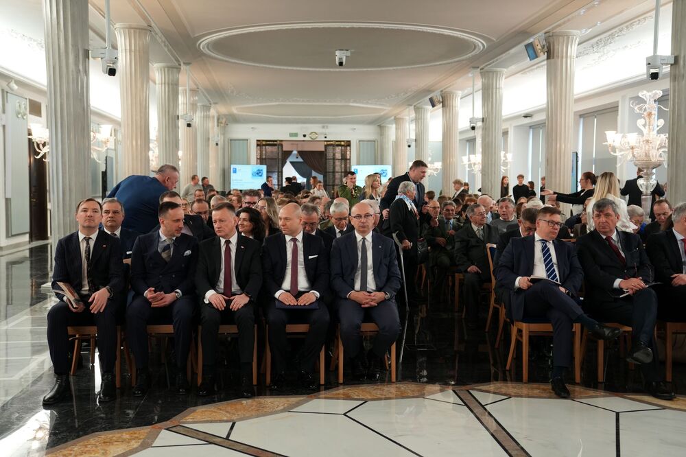 W Sejmie RP zaprezentowaliśmy wystawę poświęconą Dzieciom Zamojszczyzny – Warszawa, 23 lutego 2026. Fot. Dominik Borek (IPN)