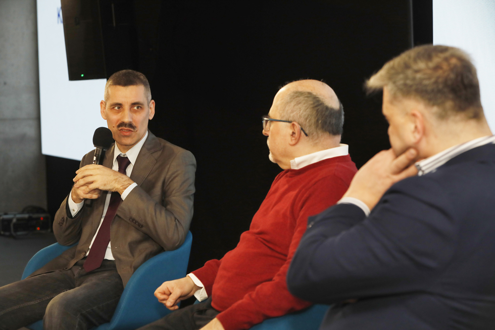 Spotkanie z cyklu „Namiestnicy Kremla i zarządcy komunistycznej Polski” w Centralnym Przystanku Historia – Warszawa, 24 lutego 2026. Fot. Piotr Życieński (IPN)