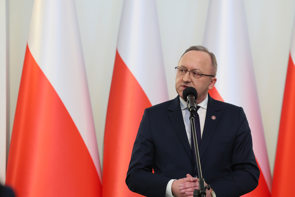 Państwo Polskie zawsze powraca po Swoich. Na zdj. zastępca prezesa IPN dr hab. Karol Polejowski – Warszawa, 26 lutego 2026. Fot. Sławek Kasper (IPN)