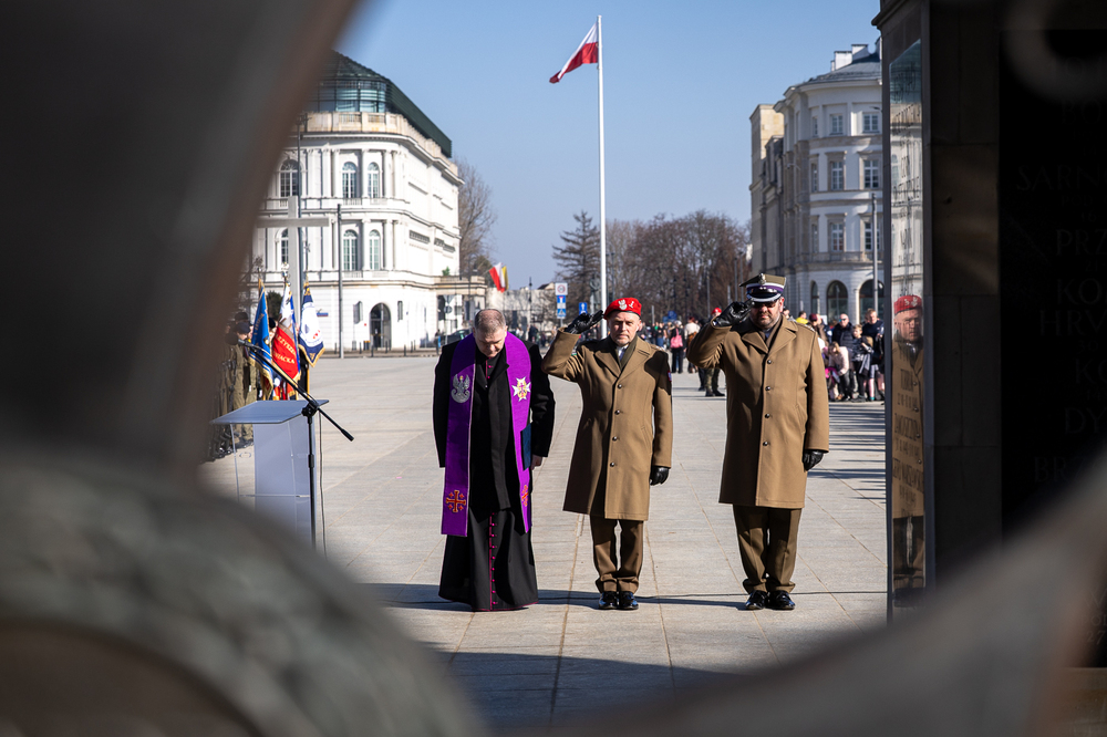 Oddaliśmy hołd ofiarom zbrodni w Hucie Pieniackiej – Warszawa, 28 lutego 2026. Fot. Sławek Kasper (IPN)
