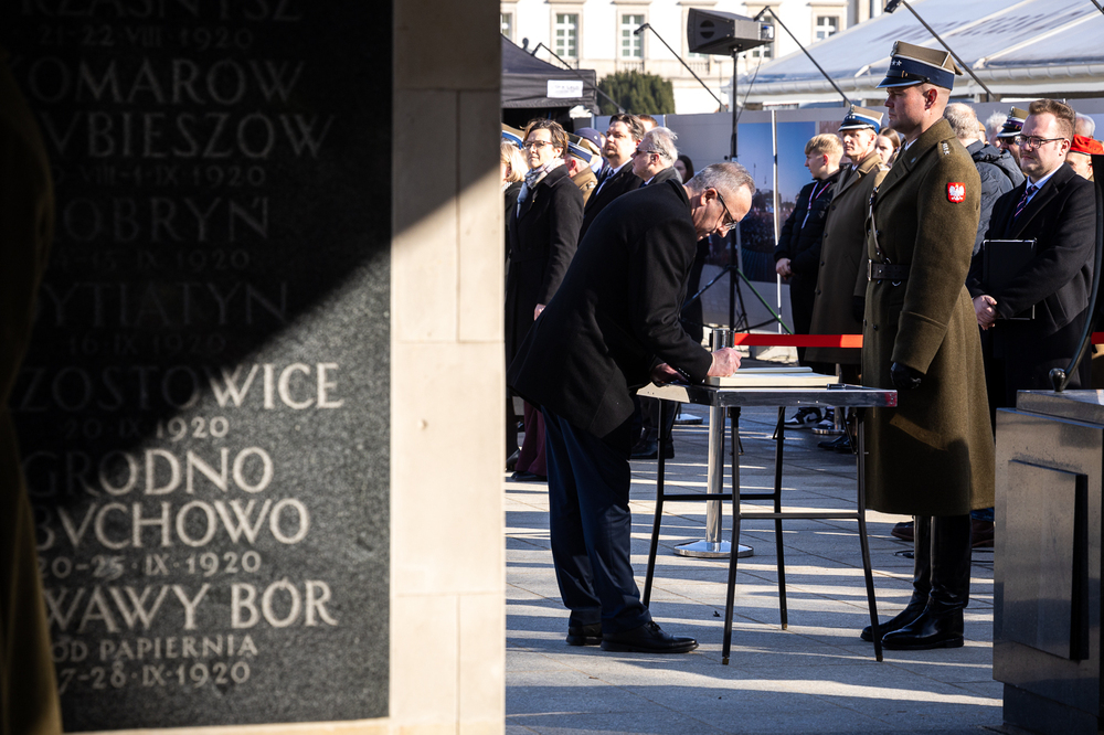 Oddaliśmy hołd ofiarom zbrodni w Hucie Pieniackiej – Warszawa, 28 lutego 2026. Fot. Sławek Kasper (IPN)