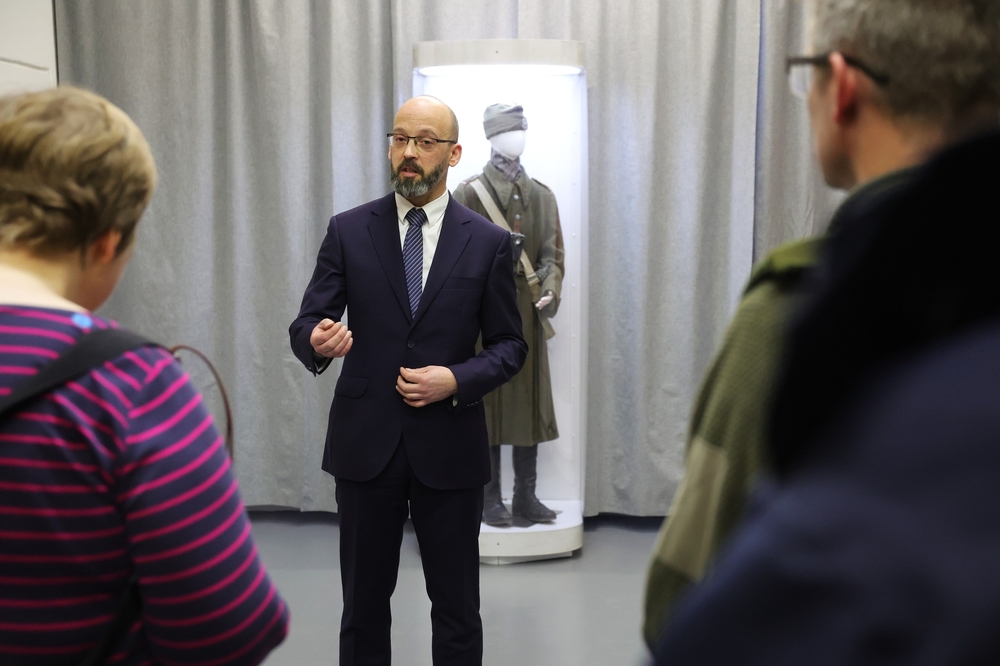 Zaprezentowaliśmy wystawę „O duszę i charakter Narodu Polskiego. Zrzeszenie Wolność i Niezawisłość” – Warszawa, 1 marca 2026. Fot. Dariusz Skrzyniarz (IPN)