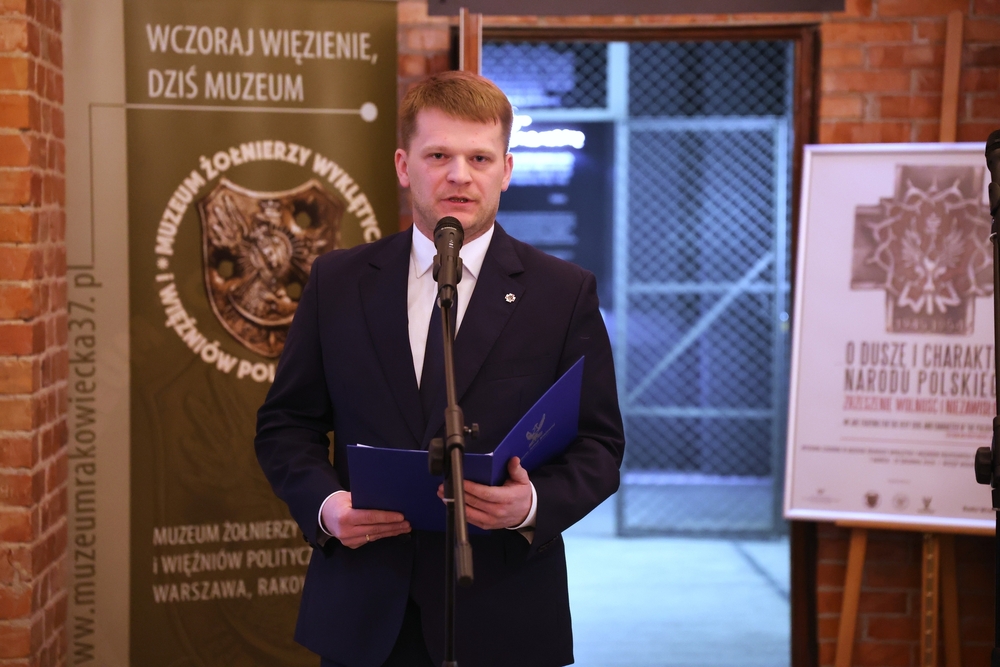 Zaprezentowaliśmy wystawę „O duszę i charakter Narodu Polskiego. Zrzeszenie Wolność i Niezawisłość” – Warszawa, 1 marca 2026. Fot. Dariusz Skrzyniarz (IPN)