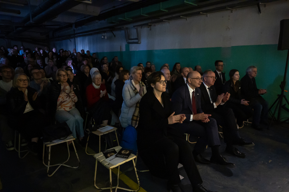 Spektakl „Ulica Wolności. Rzecz o Łukaszu Cieplińskim” – Warszawa, 1 marca 2026. Fot. Sławek Kasper (IPN)