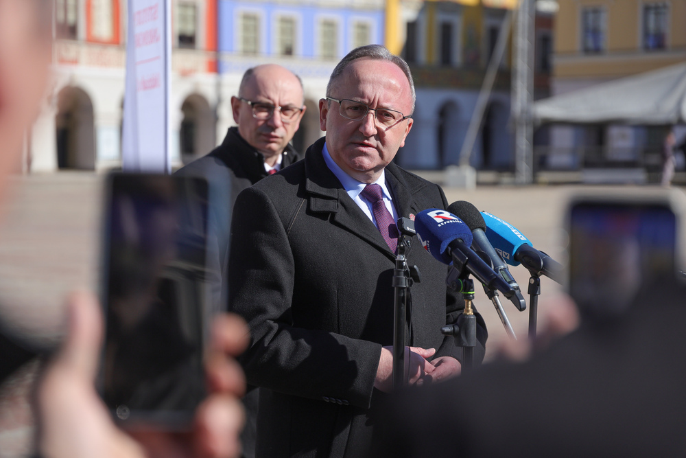 Przeciwnicy polskiej niepodległości nie zasługują na upamiętnienie. Na zdj. zastępca prezesa IPN dr hab. Karol Polejowski – 4 marca 2026. Fot. Dariusz Skrzyniarz (IPN)