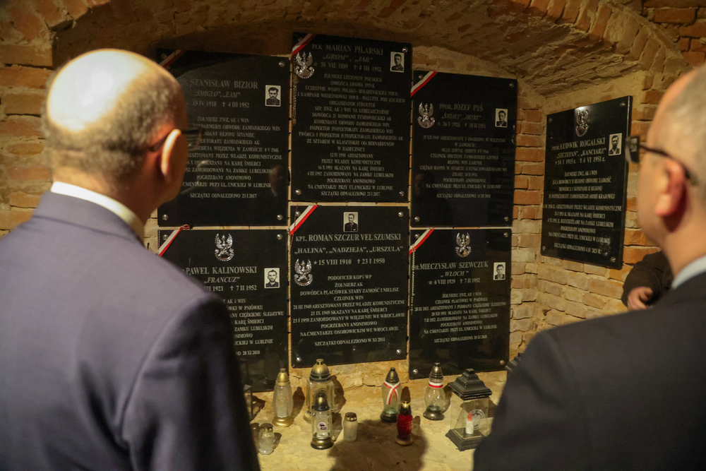 Upamiętniliśmy bohaterów polskiego podziemia antykomunistycznego – Radecznica, 4 marca 2026. Fot. Dariusz Skrzyniarz (IPN)