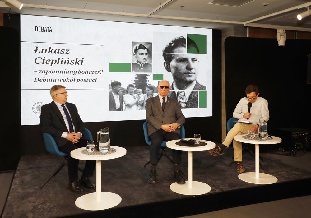 „Łukasz Ciepliński – zapomniany bohater? Debata wokół postaci” – Warszawa, 3 marca 2026. Fot. Piotr Życieński (IPN)