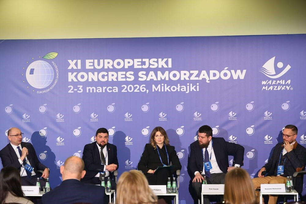 Dr Mateusz Szpytma, zastępca prezesa IPN, na XI Europejskim Kongresie Samorządów w Mikołajkach – 3 marca 2026. Fot. Instytut im. Wincentego Witosa