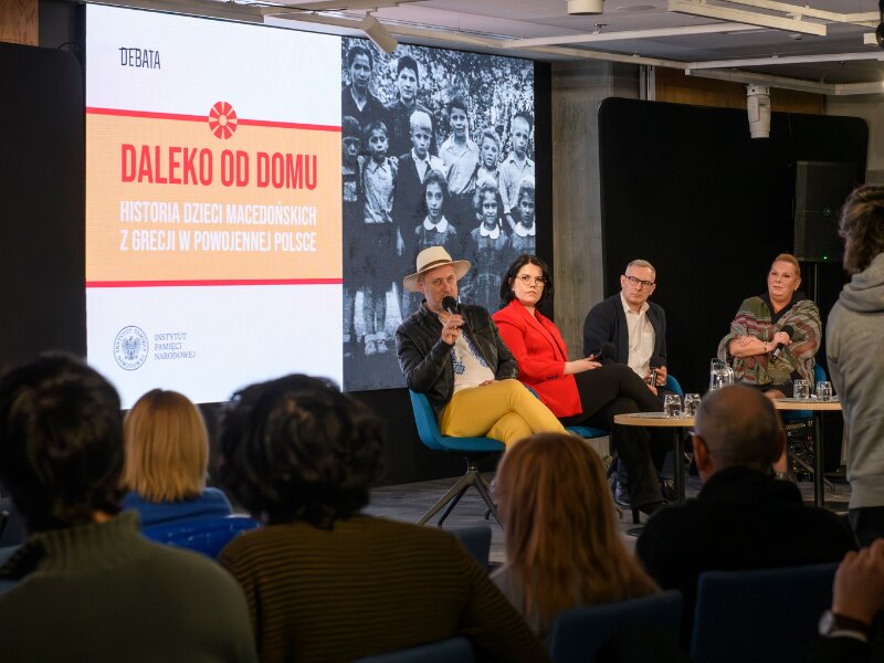 Debata naukowa „Daleko od domu. Historia dzieci macedońskich z Grecji w powojennej Polsce” – Warszawa, 4 marca 2026. Fot. Jacek Kucharczyk