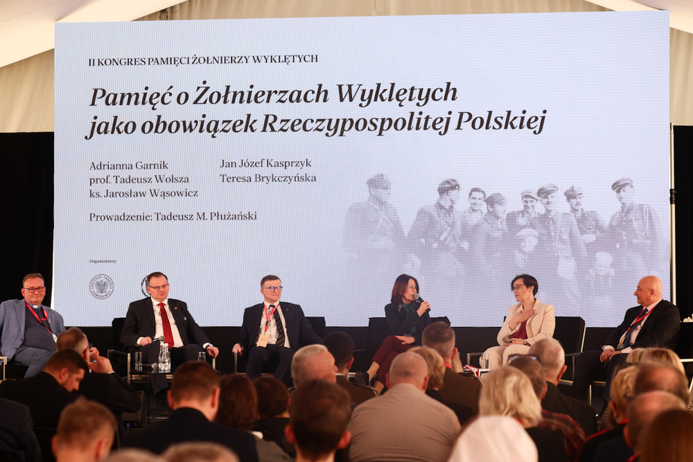 Pierwszy dzień II Kongresu Pamięci Żołnierzy Wyklętych: panel dyskusyjny „Pamięć o Żołnierzach Wyklętych jako obowiązek Rzeczypospolitej Polskiej”, Warszawa  – 7 marca 2026 r., fot. Sławomir Kasper (IPN)
