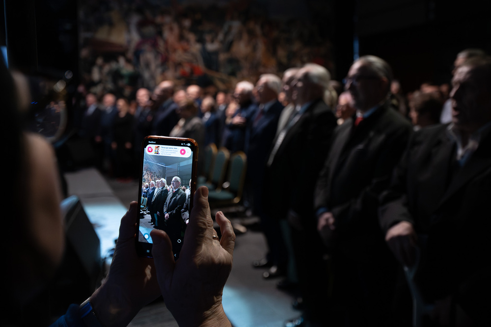 45. rocznica rejestracji NSZZ „Solidarność”. „Solidarni, nasz jest ten dzień” – spotkanie Dam i Kawalerów Krzyża Wolności i Solidarności – Częstochowa, 10 marca 2026. Fot. Krzysztof Łojko (IPN)