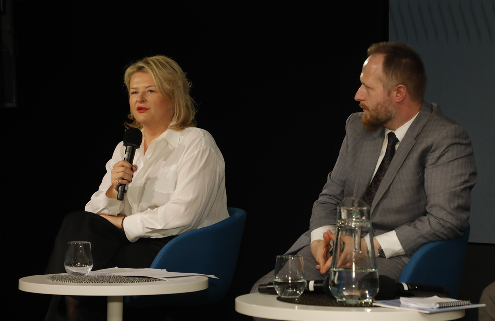 Spotkanie otwarte „Grzegorz Rossoliński-Liebe i nowa historia II wojny światowej?” z cyklu „Oblicza historii” – Warszawa, 10 marca 2026. Fot. Piotr Życieński (IPN)