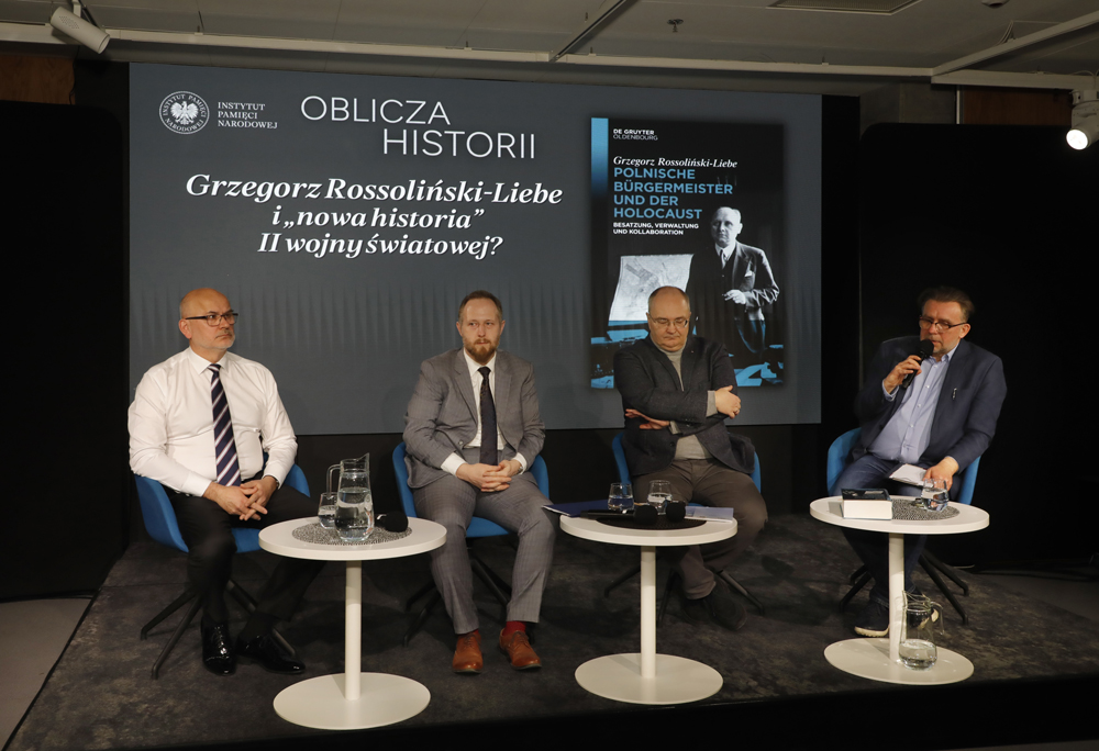 Spotkanie otwarte „Grzegorz Rossoliński-Liebe i nowa historia II wojny światowej?” z cyklu „Oblicza historii” – Warszawa, 10 marca 2026. Fot. Piotr Życieński (IPN)