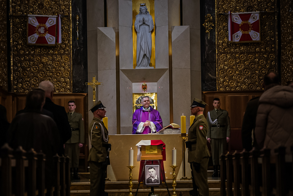 Pogrzeb ppor. Jerzego Jętkiewicza ps. Żegota – Warszawa, 16 marca 2026. Fot. Mateusz Niegowski (IPN)