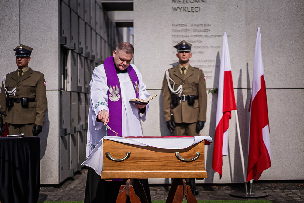 Ceremonia pogrzebowa ppor. Jerzego Jętkiewicza ps. Żegota – Warszawa, 16 marca 2026. Fot. Mateusz Niegowski (IPN)