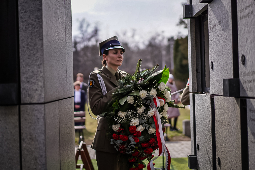 Ceremonia pogrzebowa ppor. Jerzego Jętkiewicza ps. Żegota – Warszawa, 16 marca 2026. Fot. Mateusz Niegowski (IPN)