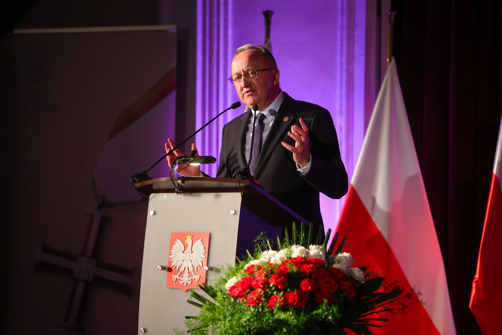 Spotkanie Dam i Kawalerów Krzyża Wolności i Solidarności – Bydgoszcz, 16 marca 2026. Na zdj. zastępca prezesa IPN dr hab. Karol Polejowski. Fot. Dariusz Skrzyniarz (IPN)