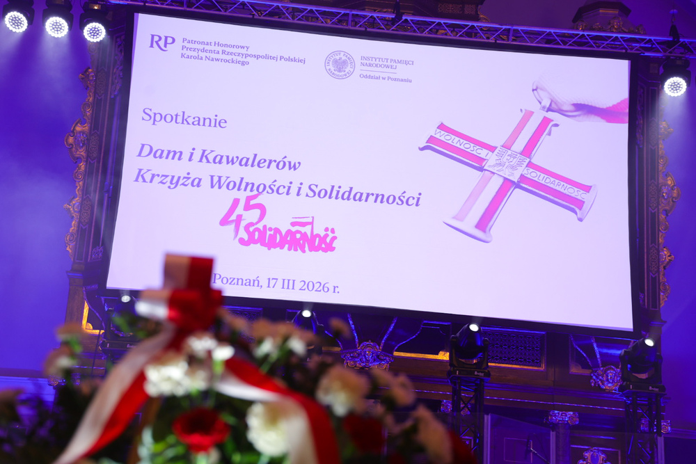 Spotkanie Dam i Kawalerów Krzyża Wolności i Solidarności – Poznań, 17 marca 2026. Fot. Dariusz Skrzyniarz (IPN)