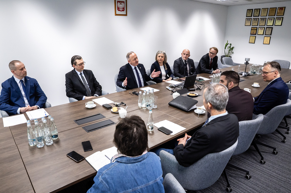Dyrektor wykonawczy Cuban Freedom March z wizytą w IPN – Warszawa, 18 marca 2026. Fot. Sławek Kasper (IPN)