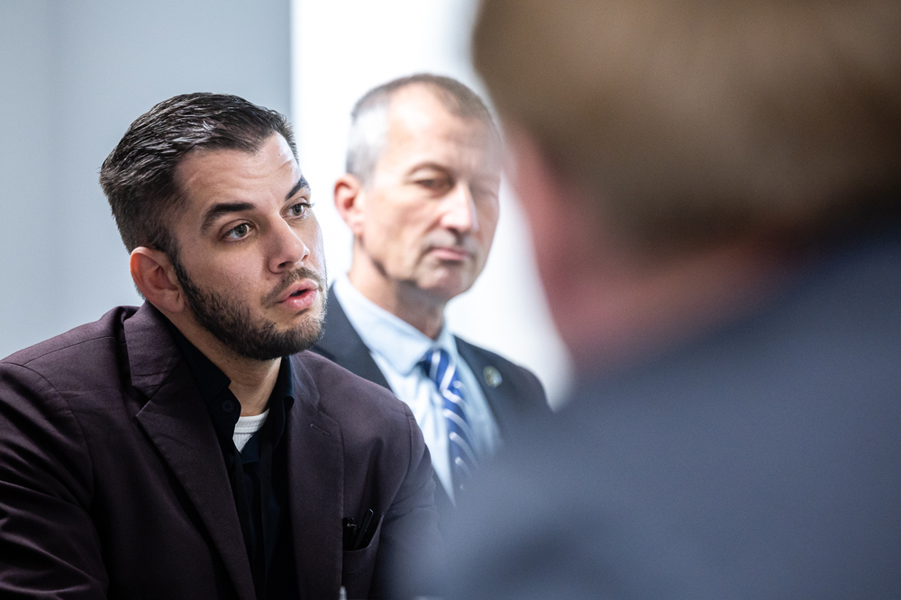 Dyrektor wykonawczy Cuban Freedom March z wizytą w IPN – Warszawa, 18 marca 2026. Fot. Sławek Kasper (IPN)