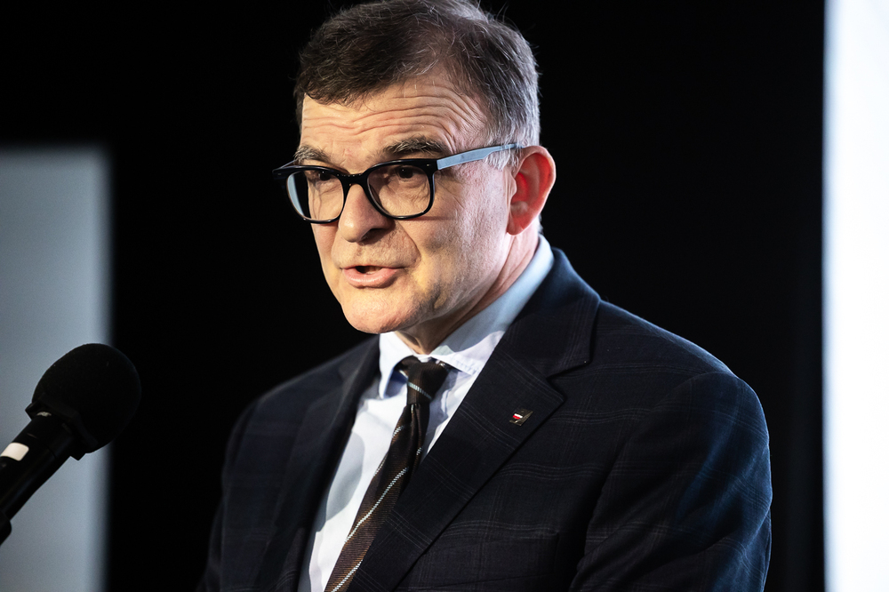 Gala wręczenia nagród konkursu „Debiut Historyczny Roku im. Władysława Pobóg-Malinowskiego” – Warszawa, 19 marca 2026. Na zdj. zastępca przewodniczącego Kolegium IPN prof. dr hab. Tadeusz Wolsza. Fot. Sławek Kasper (IPN)