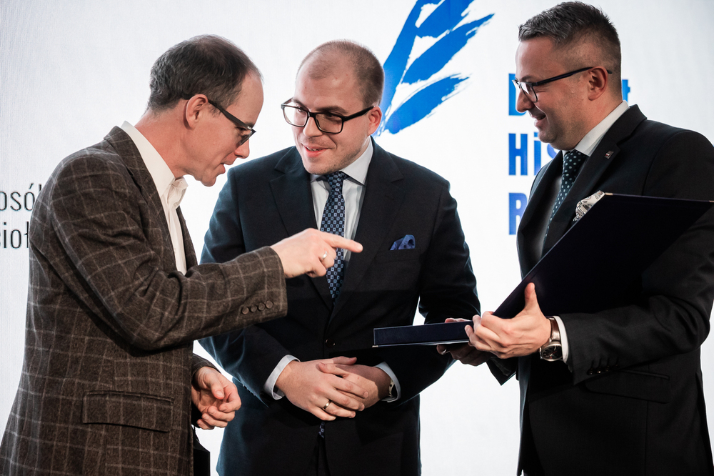 Gala wręczenia nagród konkursu „Debiut Historyczny Roku im. Władysława Pobóg-Malinowskiego” – Warszawa, 19 marca 2026. Fot. Sławek Kasper (IPN)