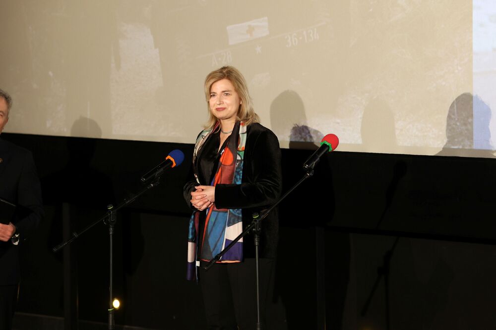 Premiera serialu IPN „Szlak Nadziei. Bitwa o Monte Cassino” w Warszawie – 20 marca 2026. Na zdj. minister Agnieszka Jędrzak. Fot. Rafał Pękalski