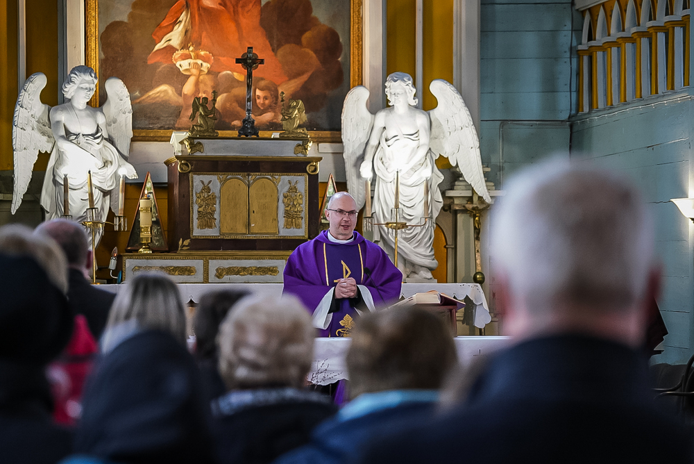 Poświęcenie pomnika nagrobnego Napoleona Ciukszy Waligóry – Powiewiórka, 21 marca 2026. Fot. Mateusz Niegowski (IPN)