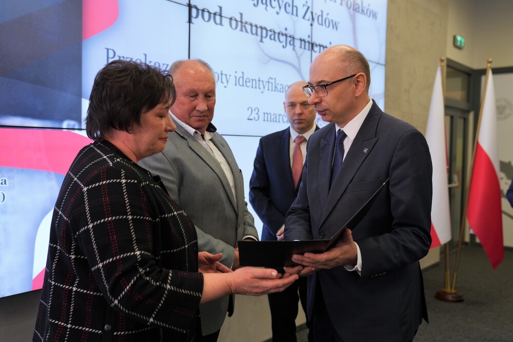 Rodzina Pochwatków – bohaterowie, którzy ponieśli śmierć za pomoc Żydom – Lublin, 23 marca 2026. Fot. Dominik Borek (IPN)