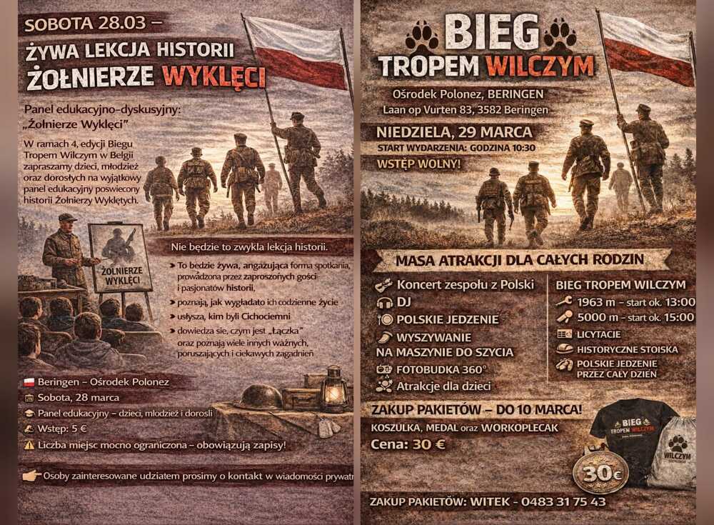 Polonia w Beringen uczciła pamięć żołnierzy Polskich Sił Zbrojnych i podziemia niepodległościowego – Beringen, 28–29 marca 2026. Fot. Sławomir Bardski (IPN)