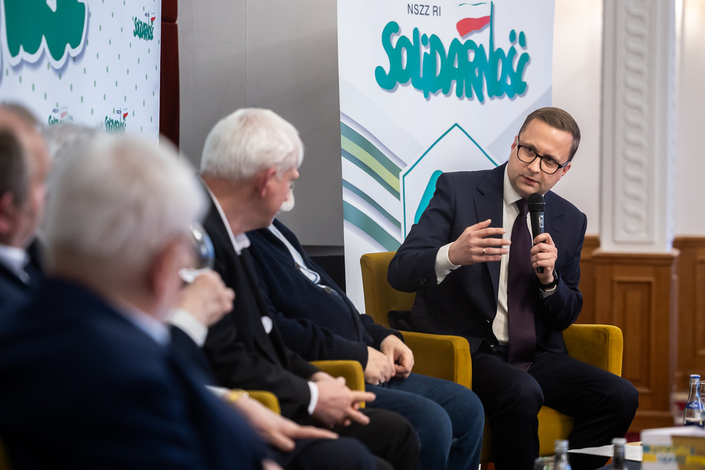 Panel historyczny w 45. rocznicę powstania NSZZ Rolników Indywidualnych „Solidarność” – Łańcut, 31 marca 2026. Fot. Sławek Kasper (IPN)