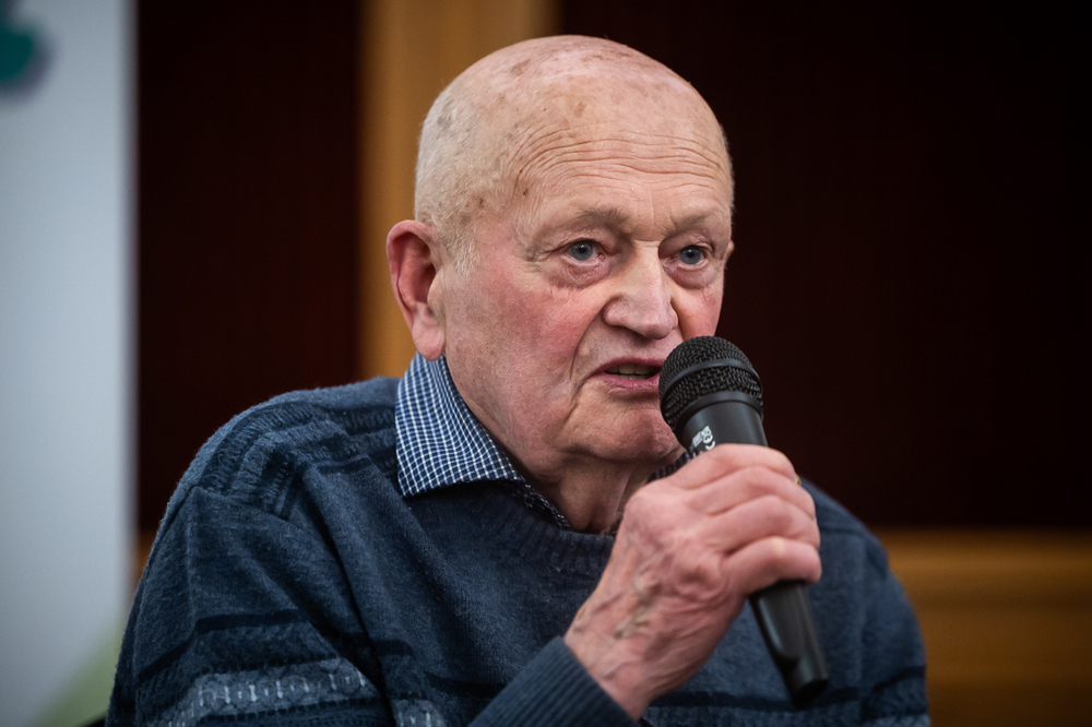 Panel historyczny w 45. rocznicę powstania NSZZ Rolników Indywidualnych „Solidarność”. Na zdj. Jan Antoł – Łańcut, 31 marca 2026. Fot. Sławek Kasper (IPN)