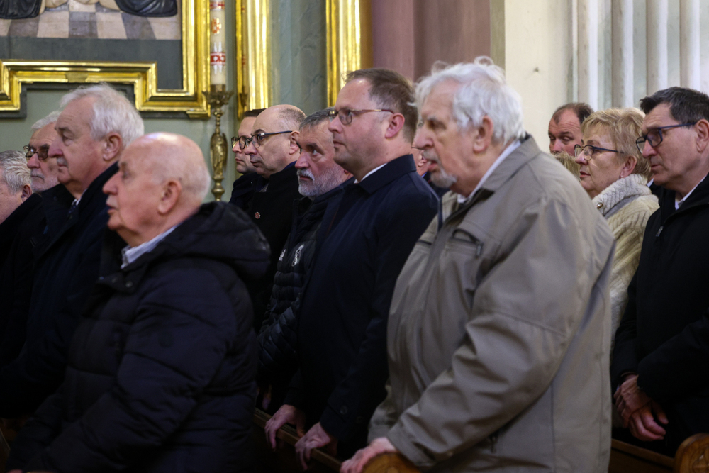 Uroczystości poświęcone Józefowi Śliszowi, zmarłemu 25 lat temu działaczowi „Solidarności Wiejskiej” – Łąka, 1 kwietnia 2026. fot. Sławek Kasper (IPN)