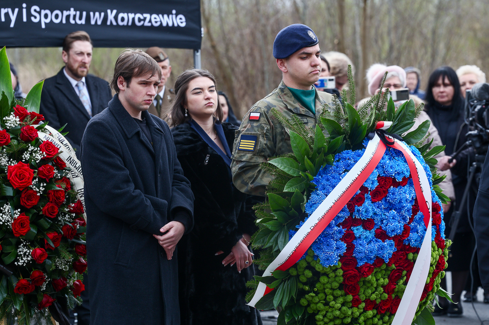 Upamiętniliśmy romskie ofiary niemieckiej zbrodni – Karczew, 8 kwietnia 2026. Fot. Sławek Kasper (IPN)