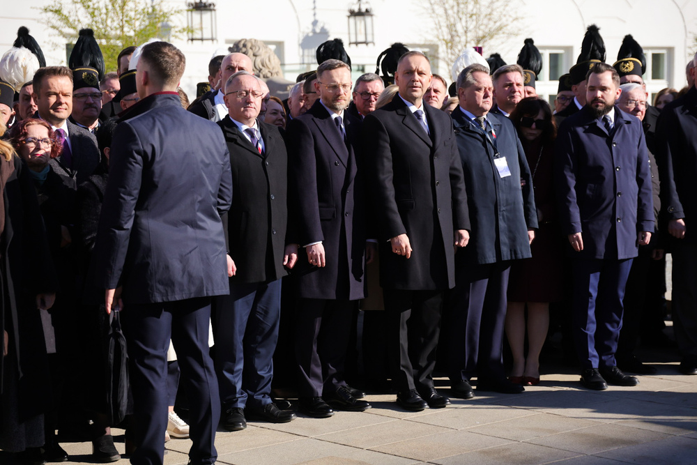 Uroczystości upamiętniające ofiary katastrofy smoleńskiej – Warszawa, 10 kwietnia 2026. Fot. Dariusz Skrzyniarz (IPN)