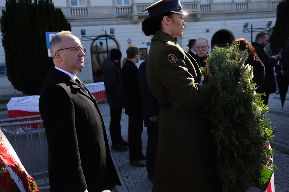 Uroczystości upamiętniające ofiary katastrofy smoleńskiej – Warszawa, 10 kwietnia 2026. Fot. Dariusz Skrzyniarz (IPN)