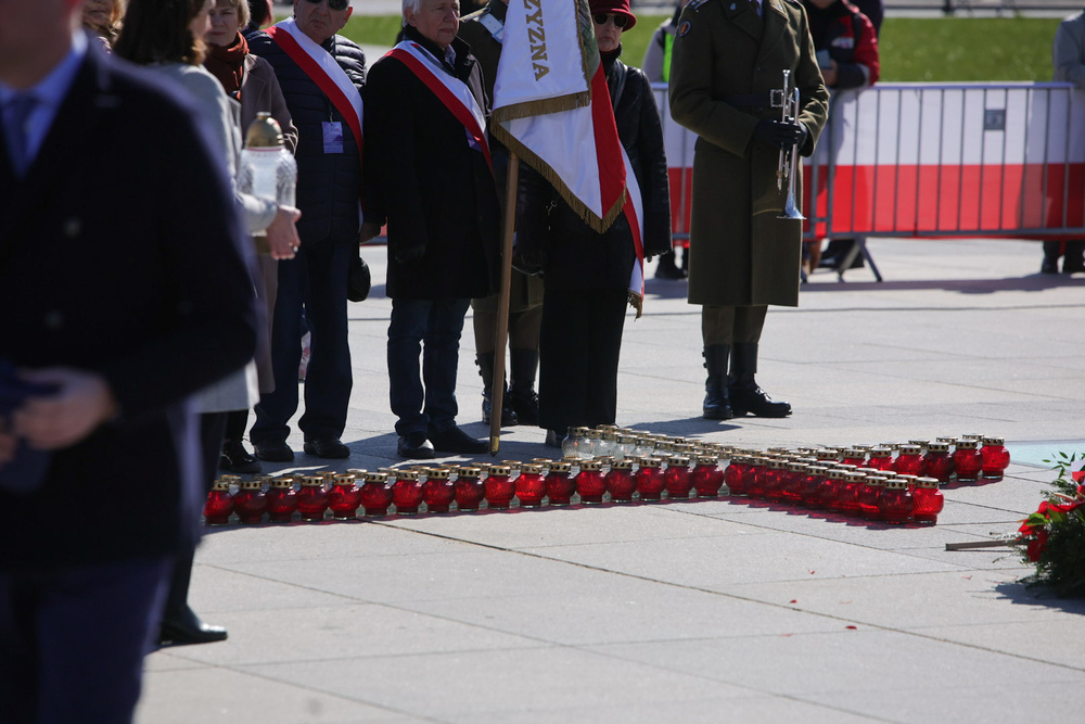 Uroczystości upamiętniające ofiary katastrofy smoleńskiej – Warszawa, 10 kwietnia 2026. Fot. Dariusz Skrzyniarz (IPN)