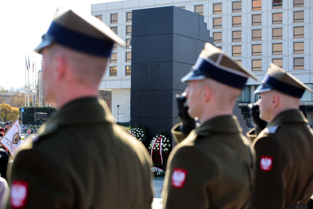 Uroczystości upamiętniające ofiary katastrofy smoleńskiej – Warszawa, 10 kwietnia 2026. Fot. Dariusz Skrzyniarz (IPN)