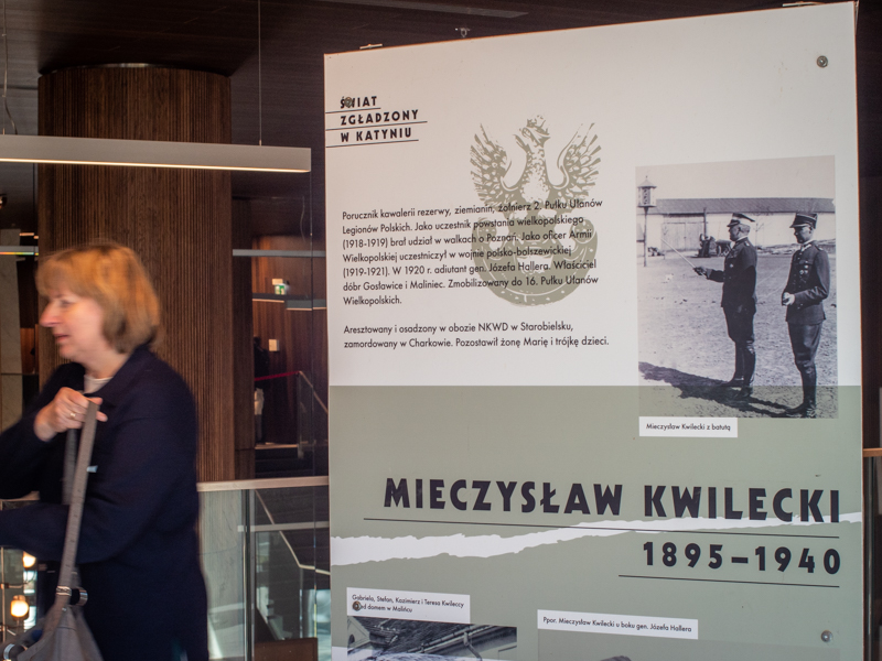 Wystawa „Świat zgładzony w Katyniu” w Centralnym Przystanku Historia – Warszawa, 10 kwietnia 2026. Fot. Ewa Żukowska